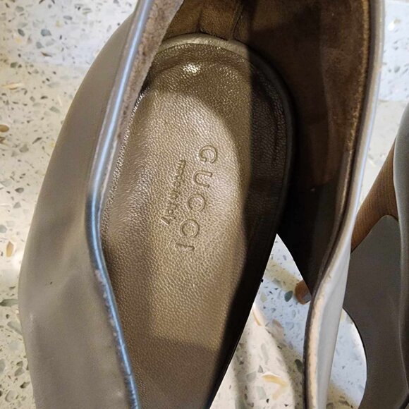 Gucci Escarpins Wedge High Heels 39.5 - Picture 12 of 12